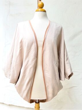 H&M Light Blush Open-Front Kimono